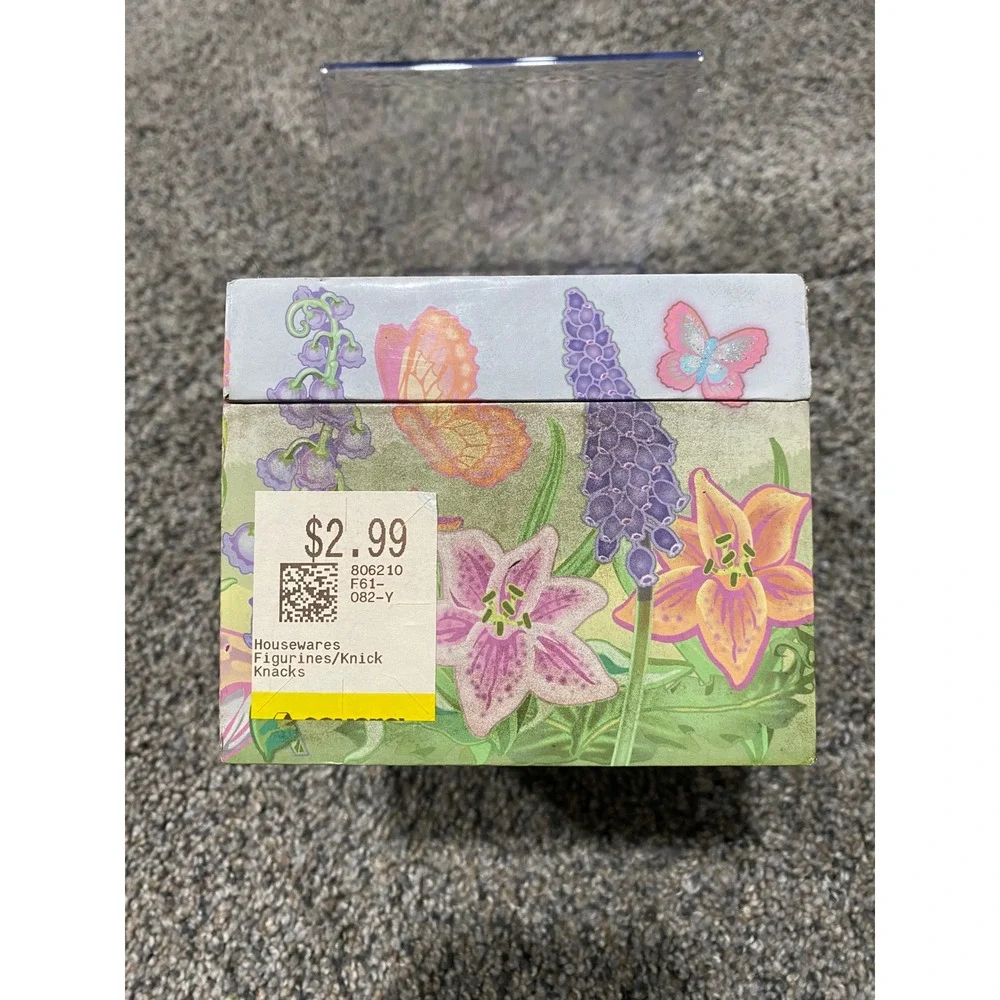 Discovery Kids Musical Jewelry Box Girls OS Green Fair Ballerina Floral Garden